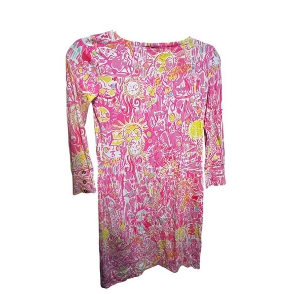 Lilly Pulitzer XXS Multicolor Knit Mini Dress 3/4 Sleeve UPF 50+ Casual will fit - Picture 5 of 7